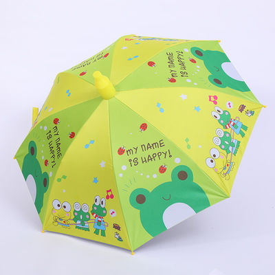 Estilo de design minimalista guarda-chuva infantil logotipo personalizado equipamento de chuva para meninos meninas