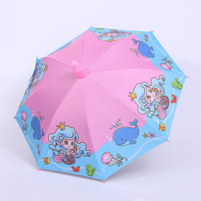 Estilo de design minimalista guarda-chuva infantil logotipo personalizado equipamento de chuva para meninos meninas