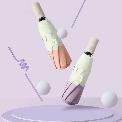 Dupla cor 8K 3 Plexável Proteção solar Automóvel guarda-chuva Automático Plexável MQO 100PCS