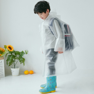 EVA Custom Kids impermeável casaco de chuva para crianças Temporada de chuva guarda-chuva Gênero meninas