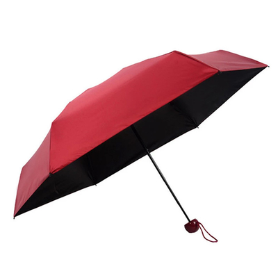 Capsula de Proteção UV de cinco dobras Bolso Super Pequeno Guarda-chuva com Impressão Full Plate
