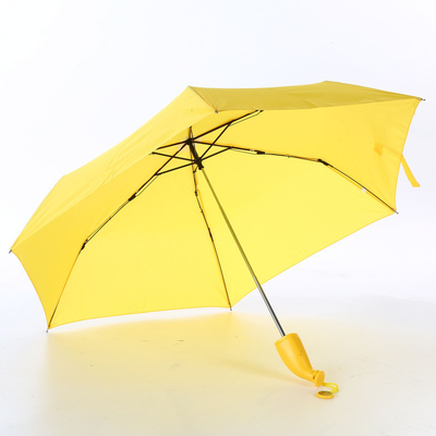 Controle manual guarda-chuva de banana para crianças