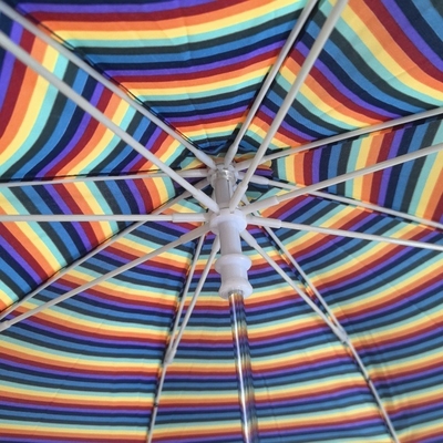 Rainbow Kids guarda-chuva longa alça segura e fácil de abrir para crianças do jardim de infância