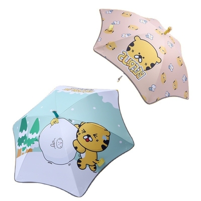 Guarda-chuva para crianças Proteção UV desenho animado Guarda-chuva para jardim de infância