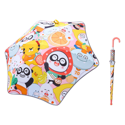 Guarda-chuva para crianças Proteção UV desenho animado Guarda-chuva para jardim de infância