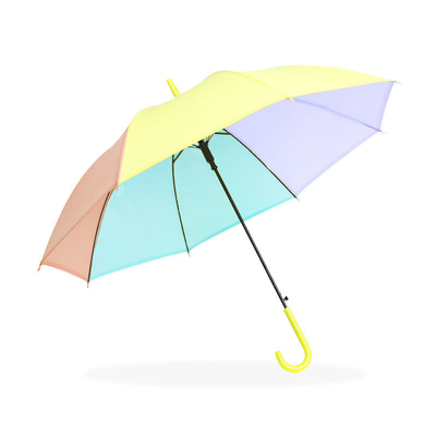 Simples e elegante guarda-chuva transparente para estudantes de PVC quadro de fibra de vidro
