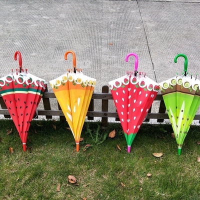 Super Light 170T madeira de nylon guarda-chuva infantil para jardim de infância meninos e meninas
