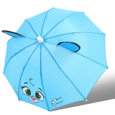 Estilo Especial 170T Tecido de Nylon 11 polegadas * 10k Custom Animal-Printed 3D guarda-chuva para crianças