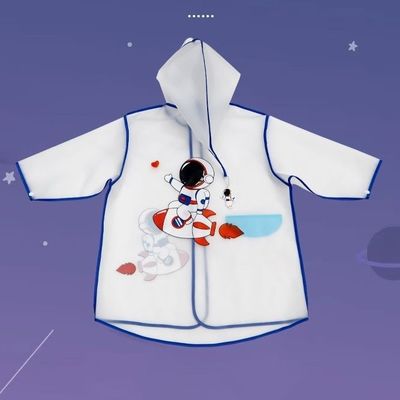 EVA casacos de chuva para crianças transparente espesso de uma peça longa poncho e chuva sapatos conjunto