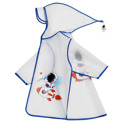 Capa de chuva para crianças de jardim de infância Roupas impermeáveis EVA translúcidas para meninos e meninas