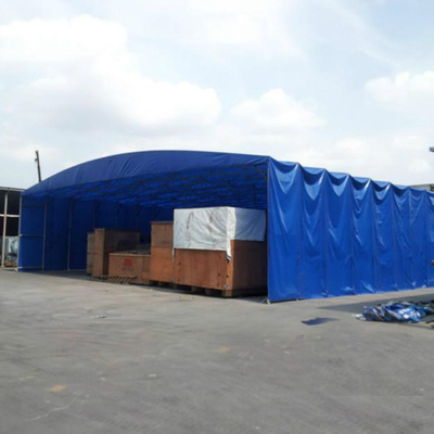 Quadro de aço galvanizado Push and Pull Garage Carport dobrável para lavagem de carro à prova d'água