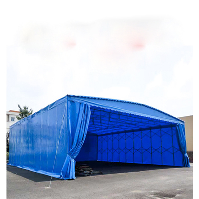 Quadro de aço galvanizado Push and Pull Garage Carport dobrável para lavagem de carro à prova d'água