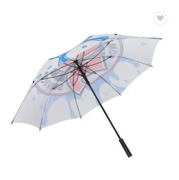 14mm Shaft Windproof Custom Logo Um guarda-chuva de golfe para promoção e grandes viagens Paraguas