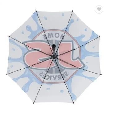 14mm Shaft Windproof Custom Logo Um guarda-chuva de golfe para promoção e grandes viagens Paraguas
