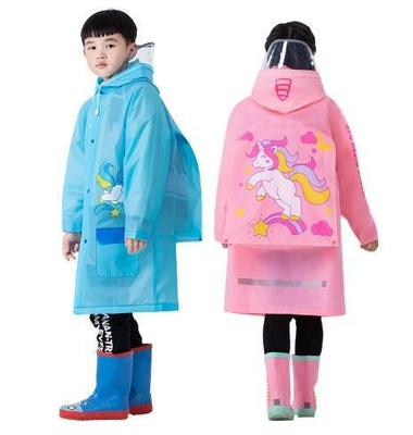 Rainwear Kids Raincoat Meninas Meninos 2023 corpo inteiro impermeável Poncho para a escola primária