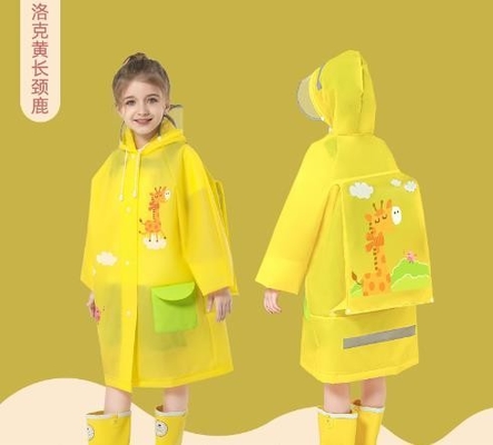 Rainwear Kids Raincoat Meninas Meninos 2023 corpo inteiro impermeável Poncho para a escola primária