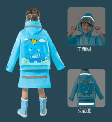 Rainwear Kids Raincoat Meninas Meninos 2023 corpo inteiro impermeável Poncho para a escola primária