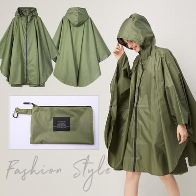 Pantalão de chuva para adultos respirável Poncho tamanho convencional adequado para homens e mulheres