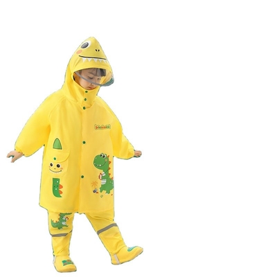 2023 Escola Primária Verniz de chuva infantil Jardim de infância Poncho Jovens e meninas Traje à prova d'água