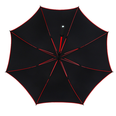 Logotipo personalizado guarda-chuva de golfe automática de longo cabo para proteção contra chuva e sol