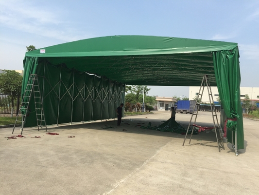 Balcão elétrico de alumínio de braço forte Telhado retrátil com operação manual e dossel