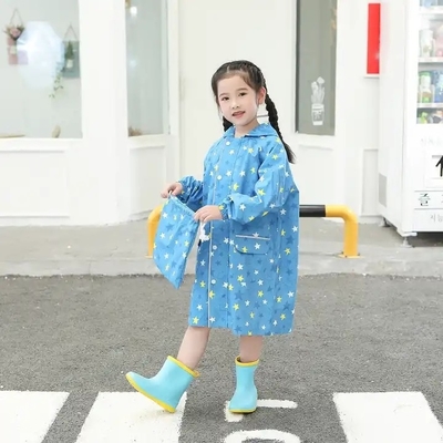 Roupas de chuva à prova d'água para crianças com função mágica e tamanho convencional