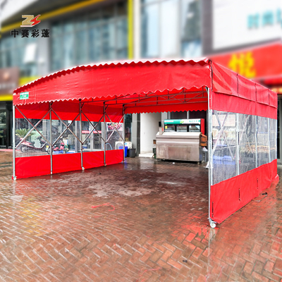 Atividades ao ar livre Churrasco elétrico com design telescópico e toldo dobrável
