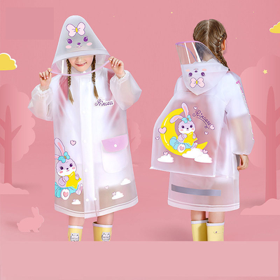 EVA descartável Pacote de chuva para bebê e estudante Poncho infantil para estudantes