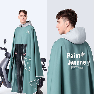 Poncho de chuva de corpo comprido para adultos universais montando carros elétricos a bateria em 2023