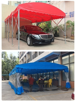 Impressão personalizada Eventos ao ar livre Estiramento de tenda de empurrão e puxa para estacionamento de carro fácil