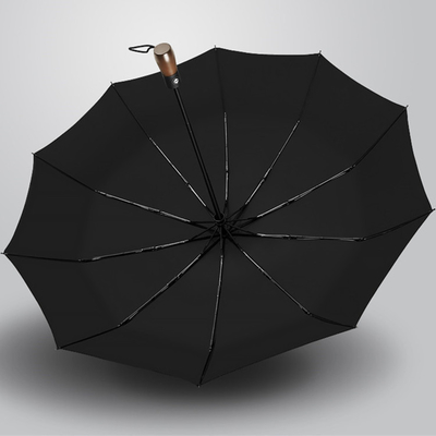 Quadro de fibra de vidro gravado guarda-chuva de publicidade automática para presente de negócios para homens