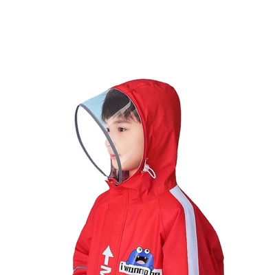 Impressão de logotipo personalizado Camisa de chuva infantil para meninos e meninas Roupas escolares