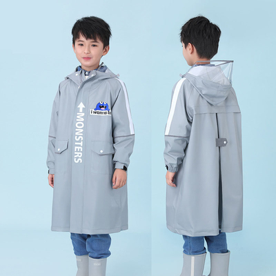 Impressão de logotipo personalizado Camisa de chuva infantil para meninos e meninas Roupas escolares