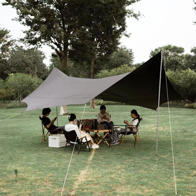 Quadro de alumínio Camping Tarp Tent UPF 50 Canopy Shelter Portable Large Picnic Beach