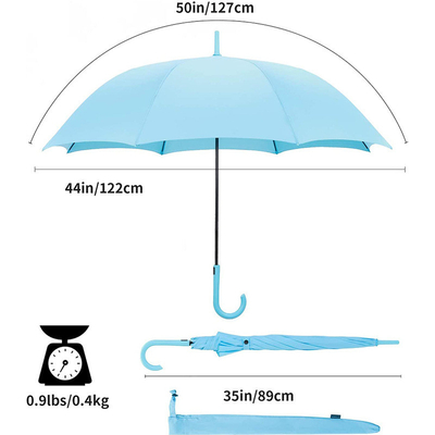 Full Fiber Personalizado Integrado Bending Handle Guarda-chuva de golfe Automático Publicidade Aberta
