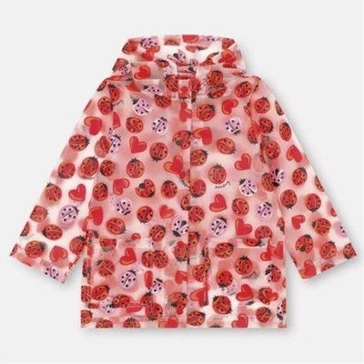 Colete de chuva para crianças TPU, impresso digitalmente, poncho para meninos e meninas, para dias chuvosos