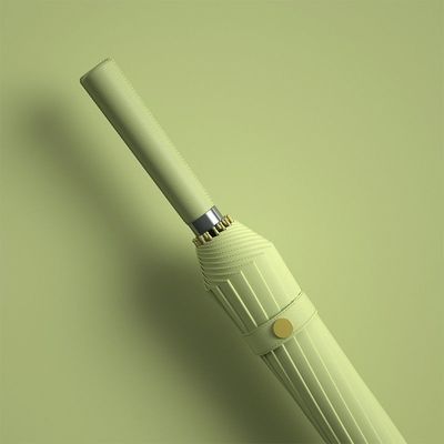 190T tecido de nylon 16k guarda-chuva recta automática longa alça ideal para homens e mulheres