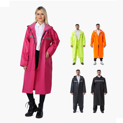 Homens e Mulheres Protecção do Trabalho Tecido de Oxford Pantalão de chuva refletor longo com logotipo personalizado