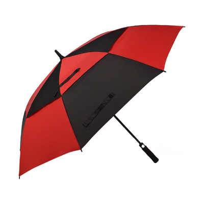 Logotipo personalizado 8-Bone Automático Dupla Camada Golf Homem guarda-chuva para dias de tempestade