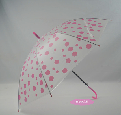 Um guarda-chuva automático transparente com logotipo personalizável, tudo em uma função de 21 polegadas * 8k