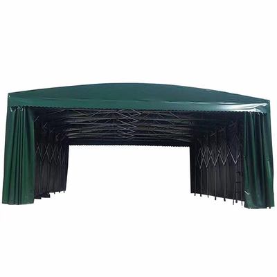 Tenda de exterior movível e dobrável com estrutura de aço galvanizado para uma longa vida útil de 10 anos