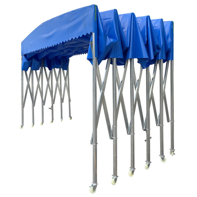 Tenda de exterior movível e dobrável com estrutura de aço galvanizado para uma longa vida útil de 10 anos