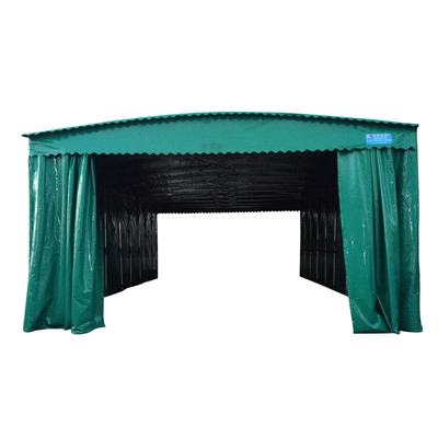 Tenda de exterior movível e dobrável com estrutura de aço galvanizado para uma longa vida útil de 10 anos