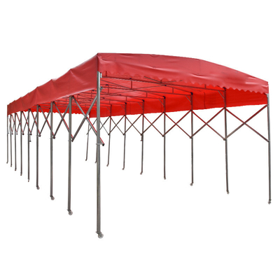 Tenda de exterior movível e dobrável com estrutura de aço galvanizado para uma longa vida útil de 10 anos