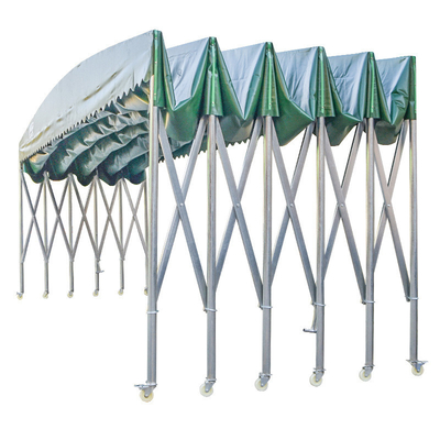 Tenda dobrável retrátil multifuncional para armazenagem ao ar livre com cobertura para resistência ao vento