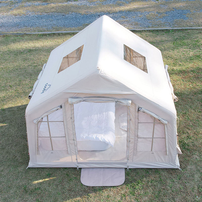 Large Canvas Glamping Cabin Tent Awnings e Suit Incluído para Spacious Outdoor Living