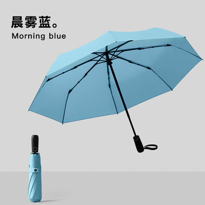 Tudo em 1 Sombra totalmente automática Protetor solar Guarda-chuva dupla publicidade