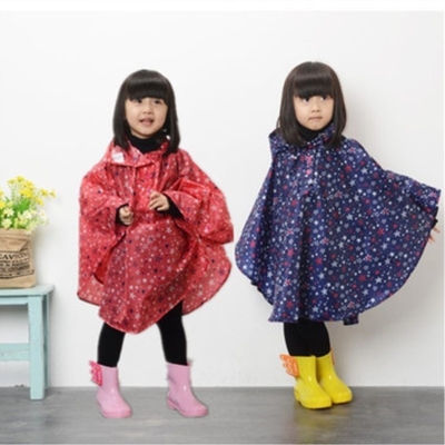 Mochila de jardim de infância para meninos e meninas Estrela Impressão Cabo fino de chuva Poliéster
