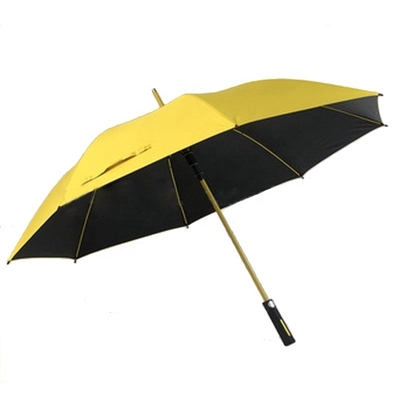 Automaticamente aberto 27 polegadas de fibra de vidro guarda-chuva com resistência ao vento forte e design personalizado