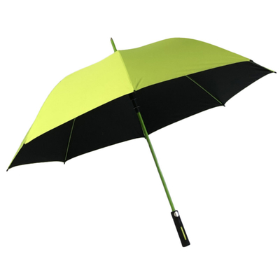 Automaticamente aberto 27 polegadas de fibra de vidro guarda-chuva com resistência ao vento forte e design personalizado